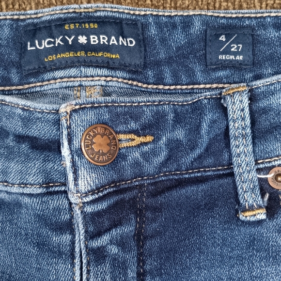 Lucky Brand Jeans Blue Women's 28x27 Size 4 / 27 Hayden Skinny Stretch Timeless - Picture 8 of 14